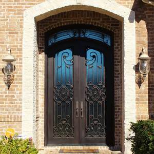 Ringhiera del balcone personalizzabile Design classico corrimano costruzione in ferro battuto - Product Image 2