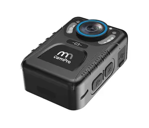 Openbare Bewaker Wetshandhaving Bewijs Video Audio Lange Opname 64Gb Knipperlicht Mini H.265 Kleine Body Versleten Camera