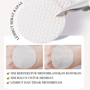 KORMESIC - Discos de Algodón con Esencia de Arroz, Certificados por Bpom, 100 ml, Limpieza Suave, Iluminan el Tono de Piel, Hidratación Duradera, Venta al por Mayor - Product Image 6