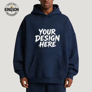 Sudaderas con Capucha de Lujo para Hombre, 100% Algodón, Hombros Caídos, Talla Grande, Personalizadas con Impresión Puff - Product Image 1