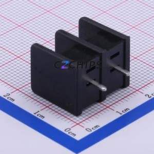 DBT30C-8.25-2P-BK-P Barrier Terminal Block Through hole Component (THT),P=8.25mm Connector Two Sides 8.25mm 1x2P Straight Pin - Product Image 1