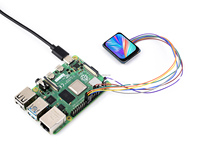 1.5 inci layar LCD warna IPS layar 240X280 resolusi SPI Antarmuka 262K layar warna ujung bulat 1.5 inci warna IPS