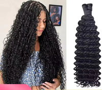 Extensions de cheveux humains brésiliens vierges 10A, double trame, 24 pouces, couleur piano, Trio Jerry Curly MIAREO MRO CW29 4/27