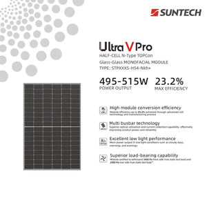 <span class=keywords><strong>Suntech</strong></span> solare Ultra V Pro 495-515W <span class=keywords><strong>Suntech</strong></span> pannello solare 495 500 505 510 515 Watt <span class=keywords><strong>Suntech</strong></span> N tipo Topcon Mono PV pannello a Shenzhen - Product Image 3