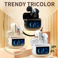 Écouteurs TWS J58 5.4 sans fil intra-auriculaires HiFi avec étui à double affichage LED et batterie dynamique