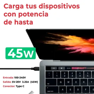 Cargador Para DELL XPS 12, 9250, 12, 9350, 12, 9550, 15, 45W, compatible con protección contra cortocircuitos, disponible gratis en la UE - Product Image 3