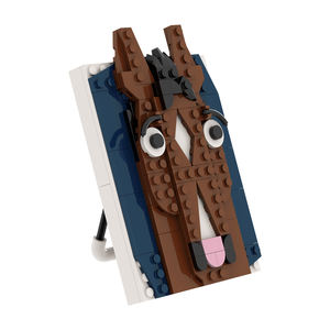 MOC1651 BoJack Horseman 136 pz mattoncini di animazione televisiva assemblare educazione creativa blocchi di costruzione per bambini giocattoli regalo - Product Image 5