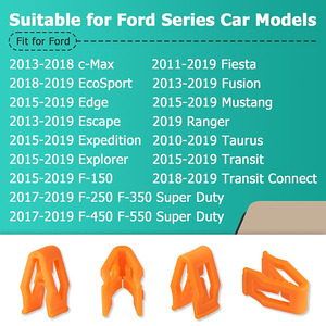 Clips de tableau de bord de voiture Shuangxuan, 100 pièces, attaches universelles en plastique pour Ford et autres véhicules - Product Image 5