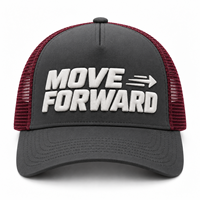 Casquette de camionneur à 5 panneaux, impression personnalisée professionnelle, Logo brodé, maille, mousse de qualité supérieure