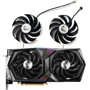 Nouveau ventilateur de refroidissement de carte vidéo PLD10010S12HH 4 broches 95 mm pour MSI GeForce <span class=keywords><strong>RTX</strong></span> 3060 3060 TI GAMING X 8G LHR - Product Image 1