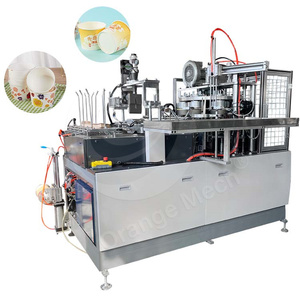 ORME automático para llevar cono pastel taza hacer artesanía desechable ensalada sopa papel Kraft tazón máquina fabricación precio - Product Image 2