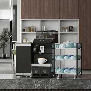 Máquina de Café Profesional Totalmente Automática de Grano a Taza con Refrigerador de Leche, Pantalla Táctil Inteligente para Uso Comercial y de Oficina - Product Image 1