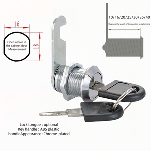 Nhà Máy Giá Kẽm Hợp Kim Ngăn Kéo Khóa Với Công Cụ Chìa Khóa Hộp Ổ Khóa Tủ Tủ Ổ Khóa Cam Khóa Rv Lưu Trữ Ổ Khóa - Product Image 2