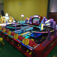 Machine de jeu de course sauvage multijoueur Pengxing pour enfants, grande machine de divertissement intérieure durable avec moteur, fonctionnant à la pièce, télécommande Wi-Fi