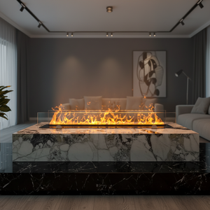 <span class=keywords><strong>Chimenea</strong></span> Eléctrica de Vapor con Diseño de Panel Plano, Efecto de Llama de Vapor, <span class=keywords><strong>Chimenea</strong></span> 3D de 1 Metro y 64 Colores - Product Image 6