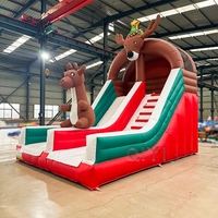Château gonflable en PVC avec souffleur pour enfants
