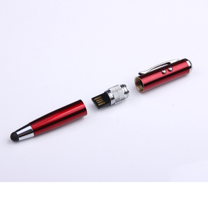 Regalo promocional Metal 5 en 1 unidades <span class=keywords><strong>Flash</strong></span> <span class=keywords><strong>USB</strong></span> con lápiz láser bolígrafo rosh fábrica <span class=keywords><strong>iso</strong></span> ce - Product Image 1