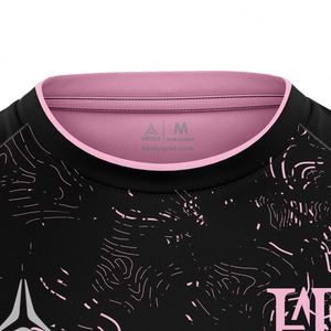 Full Custom Vintage Pink Football Jersey Breathable Quick Dry Crew Neck Soccer Shirt Comfortable <b>Athletic</b> 100% Polyester Short - Product Image 3