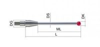 A-5003-0050 Renishaw M3 1.5mm Ruby Ball TC Stem Stylus L 20mm EWL 12.5mm
