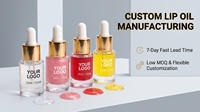 Multifunctionele verhelderende lipverzorgingsproducten groothandel fruitkleurveranderende glitter getinte op maat gemaakte logo lipgloss