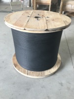 CABLE de fibra óptica de 1 núcleo, 1km, 2km, 3km, tambor de madera contrachapada, CABLE de caída FTTH de modo único para interiores