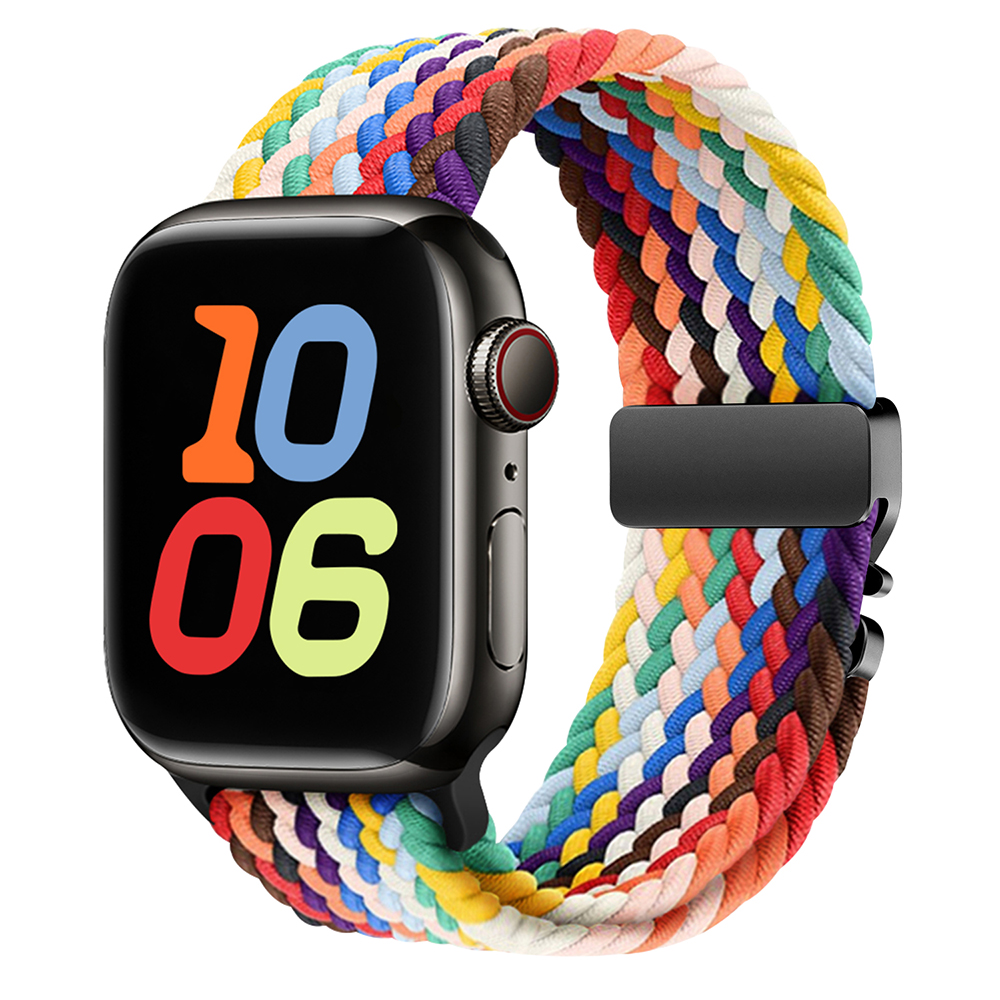 Applicable to Apple Watch Straps: 1-11 Generations / Ultra3 / SE3 Parachute Buckle Nylon Woven Strap
