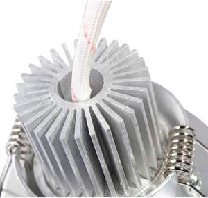 Venta al por mayor: Foco LED empotrable regulable de 3W, moderno, blanco frío/cálido/natural, IP33, ángulo de haz de 120°, con controlador AC 220V - Product Image 4