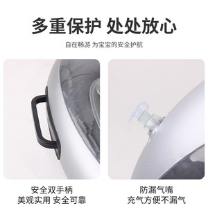 Cubo de hielo inflable Wu para bebidas, 70x50x10cm, con enfriador para fiestas en la piscina - Product Image 5