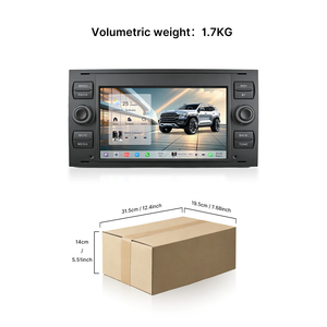 Autoradio Android Youducar 7 Pollici con GPS per <span class=keywords><strong>Ford</strong></span> Focus/Mondeo/S-Max 2005-2011, Unità di Navigazione con Assistenza al Parcheggio Wireless - Product Image 2