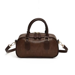 Bolso Bandolera Retro 2025 para Mujer, de Cuero, Gran Capacidad, con Cierre de Cremallera, para Uso Diario, de Diseño de Lujo - Product Image 5
