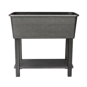 Lit de jardin surélevé <span class=keywords><strong>en</strong></span> <span class=keywords><strong>résine</strong></span> plastique prix d'usine pots de fleurs et jardinières avec pieds pour le jardinage <span class=keywords><strong>en</strong></span> plein air des herbes végétales - Product Image 2