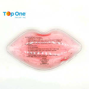 TopOne Meilleures ventes Chaud Froid Réutilisable En Forme De Lèvre Perles De Gel Thérapie Smart Ice Pack Cliniques Esthétiques - Product Image 5
