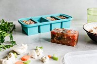 Grande sauce de bouillon de soupe alimentaire congelée sans BPA et tous les liquides plaque de cuisson de congélation en Silicone avec couvercle