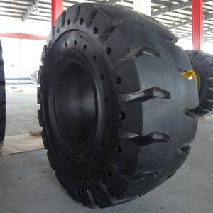 Pneu plein industriel Jiangsu Top Tire 23.5-25 radial pour chargeuses sur pneus de 40-50 tonnes - Product Image 1