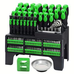 Juego de destornilladores Pro'sKit de 118 piezas con puntas de 1/4 pulgadas, organizador de almacenamiento magnético para tareas de reparación de precisión - Product Image 2