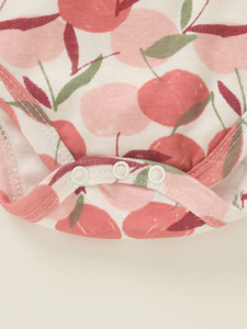 Ensemble 3 pièces en coton doux pour bébé, plusieurs options d'impression de couleurs, barboteuse <span class=keywords><strong>polo</strong></span> pour nourrissons - Product Image 5