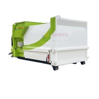 Station de transfert de déchets mobile de 12 m3, compresseur électrique monté sur camion, équipement de collecte des déchets pour usage municipal