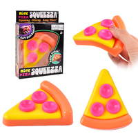 Vente directe d'usine en gros Squeezza Pizza Squishy, jouet souple pour les doigts, balle anti-stress pour enfants et adultes, jouet pour soulager l'anxiété