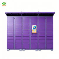 Casillero Inteligente para Paquetes YL con Sistema Inteligente, Soporte para Desarrollo de Software, Pantalla Táctil Electrónica, Gabinete de Entrega de Paquetes