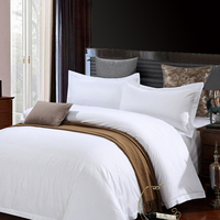 Ensemble de literie d'hôtel de luxe 100% coton égyptien 300TC King Size 4 pièces draps de lit écologiques