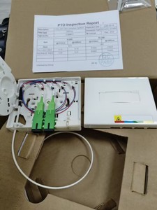 Kit de Fibra Óptica Preterminada PTO 1FO 2FO 4FO, Caja de Terminación de Montaje en Pared, Cable de Bajada Interior G657a2, Conector SC APC para WiFi - Product Image 6