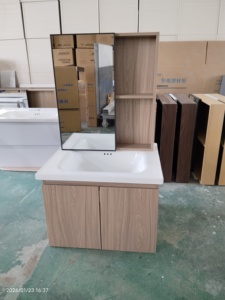 <span class=keywords><strong>Meuble</strong></span> de salle de bain moderne avec miroir, <span class=keywords><strong>lavabo</strong></span> en céramique, <span class=keywords><strong>meuble</strong></span> de salle de bain mural moderne - Product Image 3