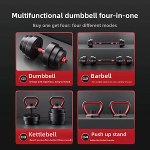 <span class=keywords><strong>Kit</strong></span> d'entraînement de force multifonctionnel pour la maison : Kettlebell et barre d'<span class=keywords><strong>haltères</strong></span> réglables de 50 <span class=keywords><strong>kg</strong></span> avec logo personnalisé - Product Image 1
