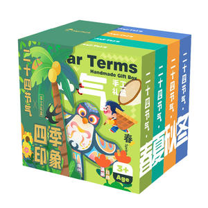 Mr. Toys Kit de Manualidades Cuatro Estaciones 24 Terminos Solares Primavera Verano Invierno Caja de Regalo Hecha a Mano Edad 3+ - Product Image 1