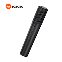Système de microphones de karaoké dynamiques sans fil double, anti-Feedback, avec récepteur rechargeable, Plug & Play, batterie au lithium intégrée