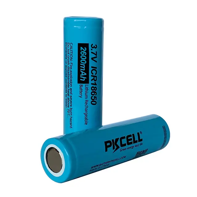 Venda quente ICR18650 PKCELL baterias li-ion recarregável 3.7V 2200mAh 2600mAh 3000mAh Bateria De Lítio para min fã lanterna