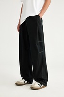 Pantalones Anchos de Algodón Lavado Estilo Urbano para Hombre, Moda Primavera/Verano 2026, Nueva Llegada, Sencillos y Versátiles