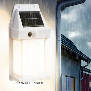 Lampe solaire LED d'extérieur à détection de mouvement, étanche, à fixation murale, populaire, pour jardin, à économie d'énergie - Product Image 2