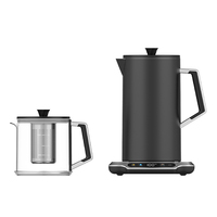 Hotsy Café 360 Degrés Rotation Base Verre Chaudière À Eau Contrôle De La Température Électrique Bouilloire Théière Machine Électrique