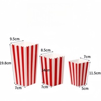 Contenants de cinéma à emporter en papier kraft double paroi, recyclables, de qualité alimentaire, aseptiques, pour pop-corn et sucettes, vente en gros du fabricant